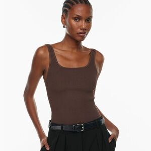 Babaton Sculpt Knit Squareneck Tank